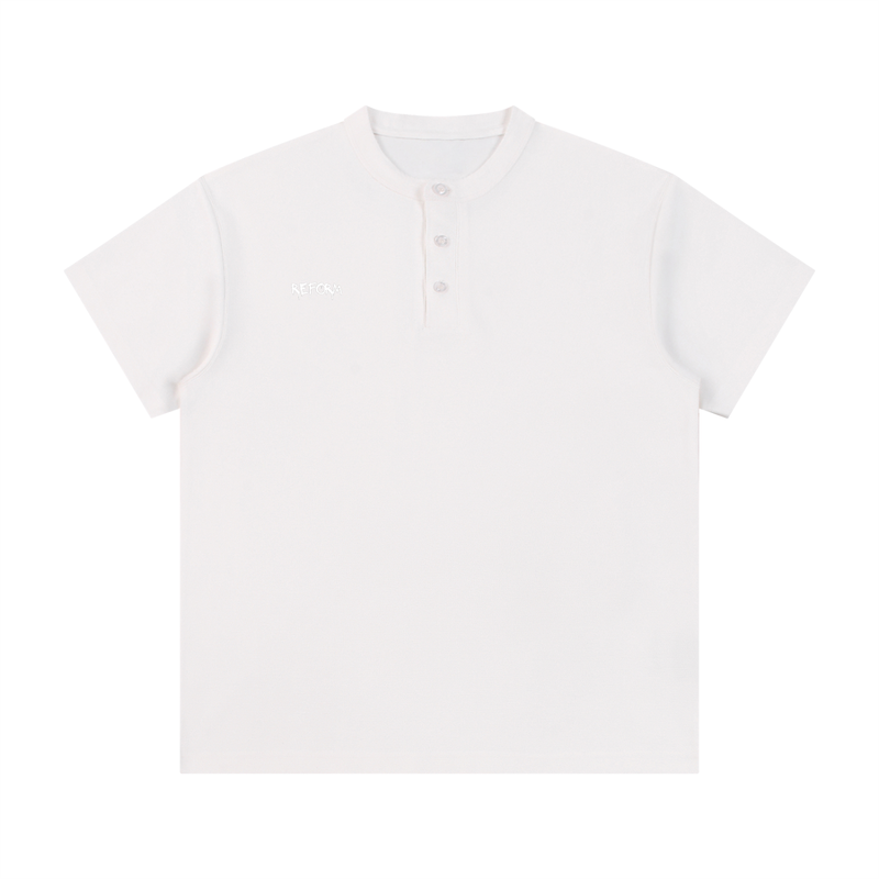 Short Sleeve Henley Shirt