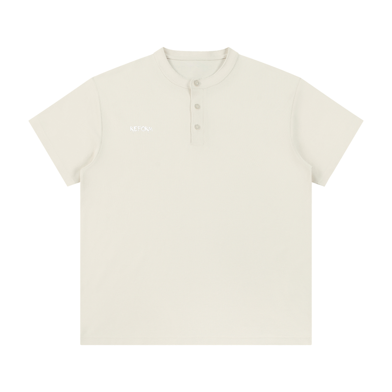 Short Sleeve Henley Shirt
