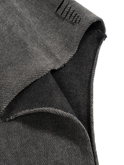 Snow Washed Boxy Hooded Tank Top