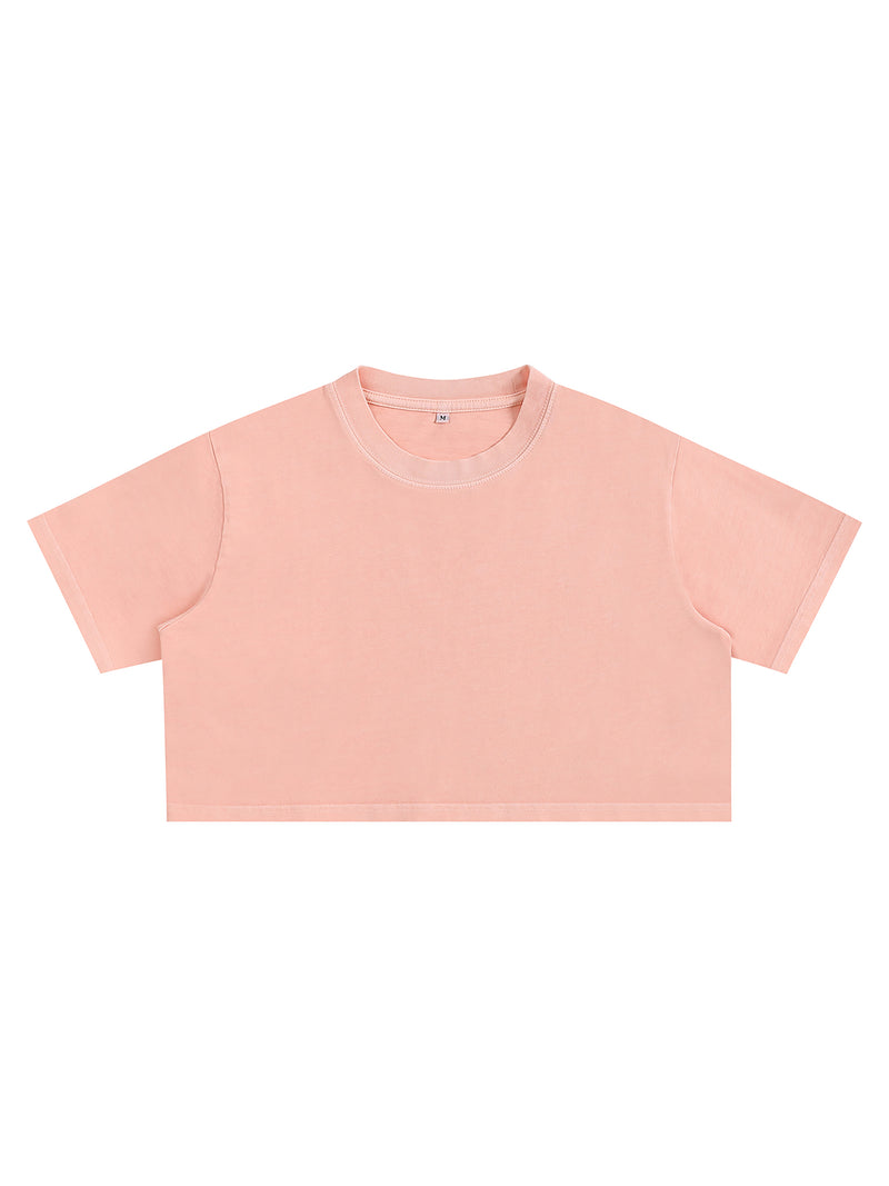 Snow Washed Crop Top