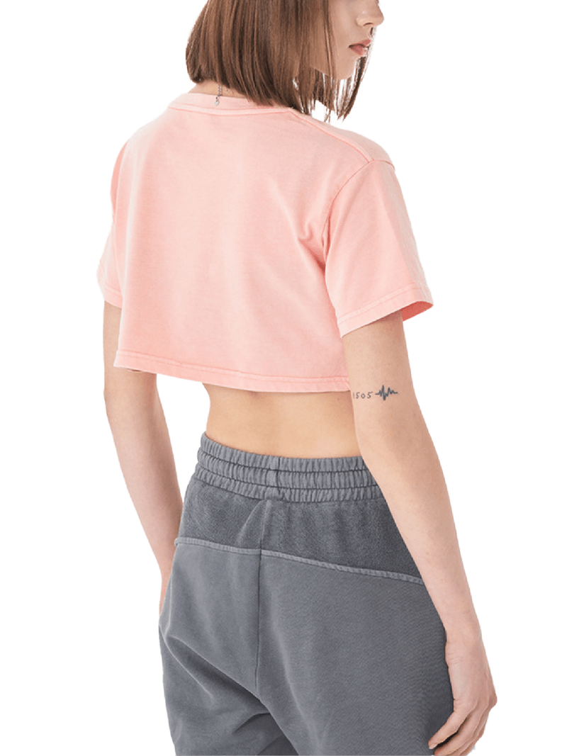 Snow Washed Crop Top