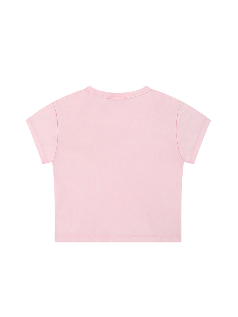 Snow Washed Crop Top