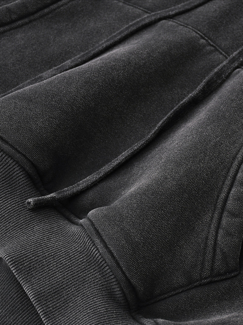 Snow Washed Cropped Hoodie