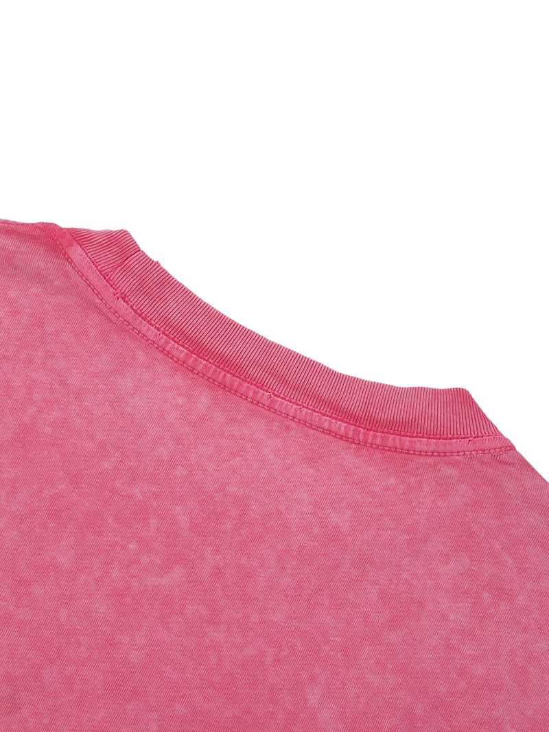 Snow Washed Oversize Long Sleeve T-shirt