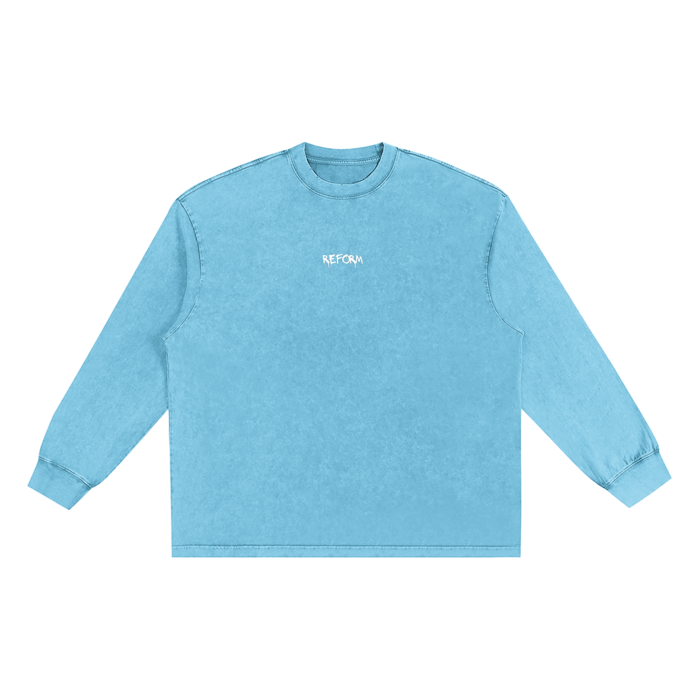 Snow Washed Oversize Long Sleeve T-shirt