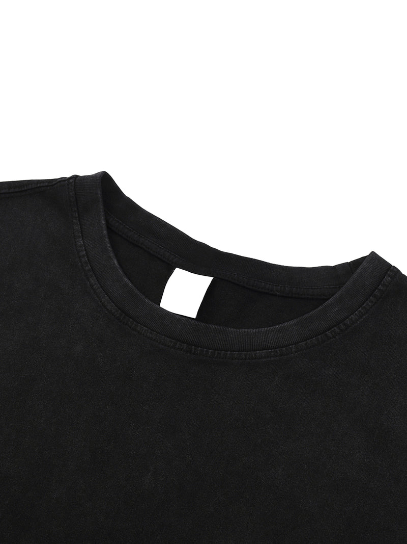 Snow Washed Raw-Hem Tank Top