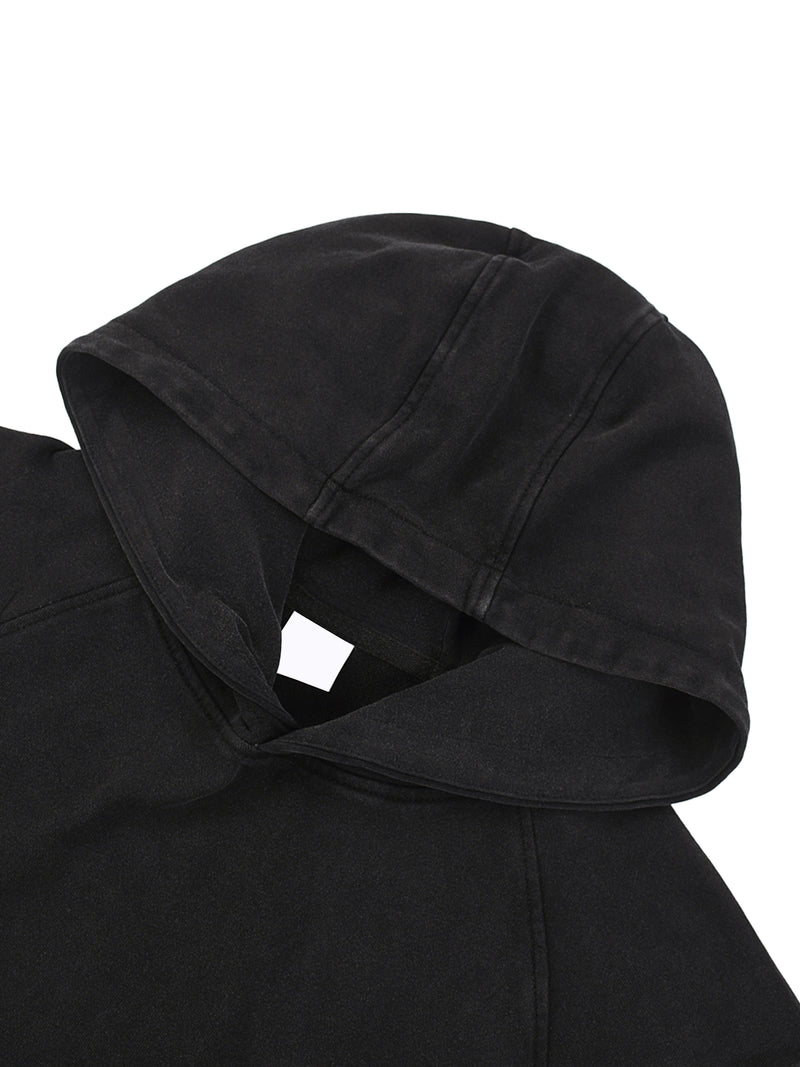 Snow Washed Sleeveless Hoodie