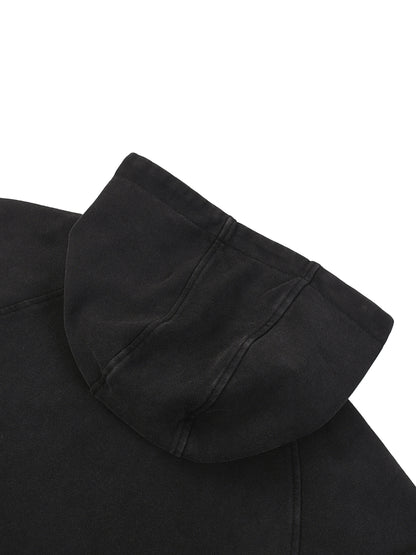 Snow Washed Sleeveless Hoodie