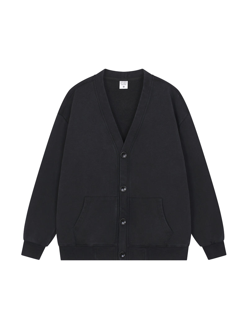 Snow Washed Sweat Cardigan