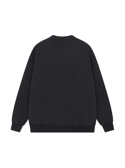 Snow Washed Sweat Cardigan