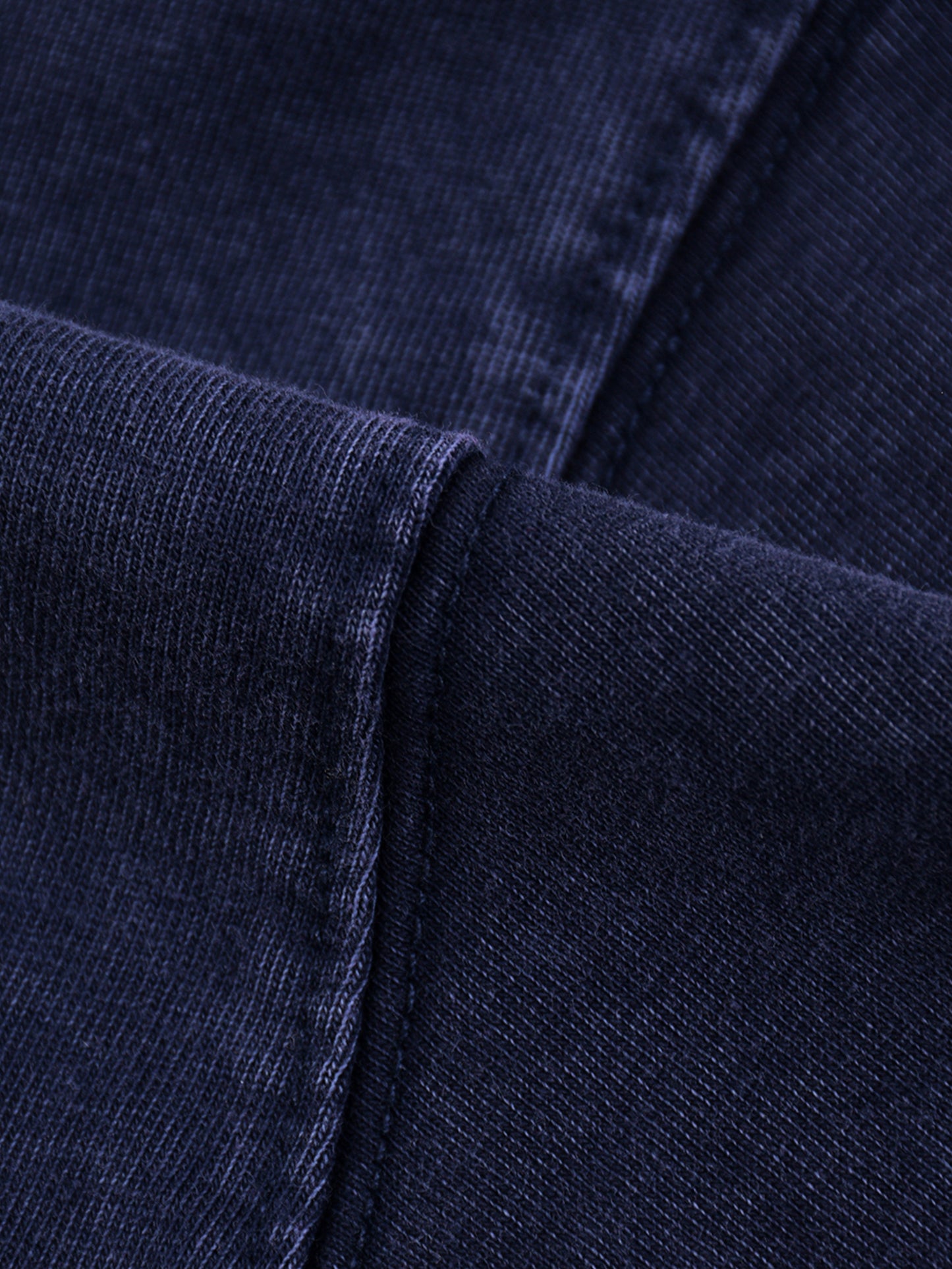 Snow Washed V-Neck Cotton T-Shirt