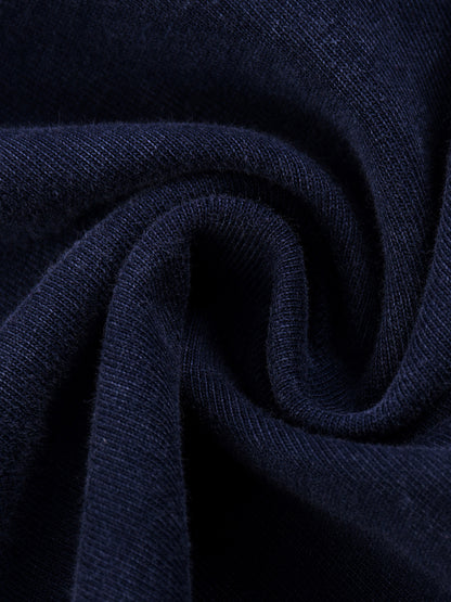 Snow Washed V-Neck Cotton T-Shirt