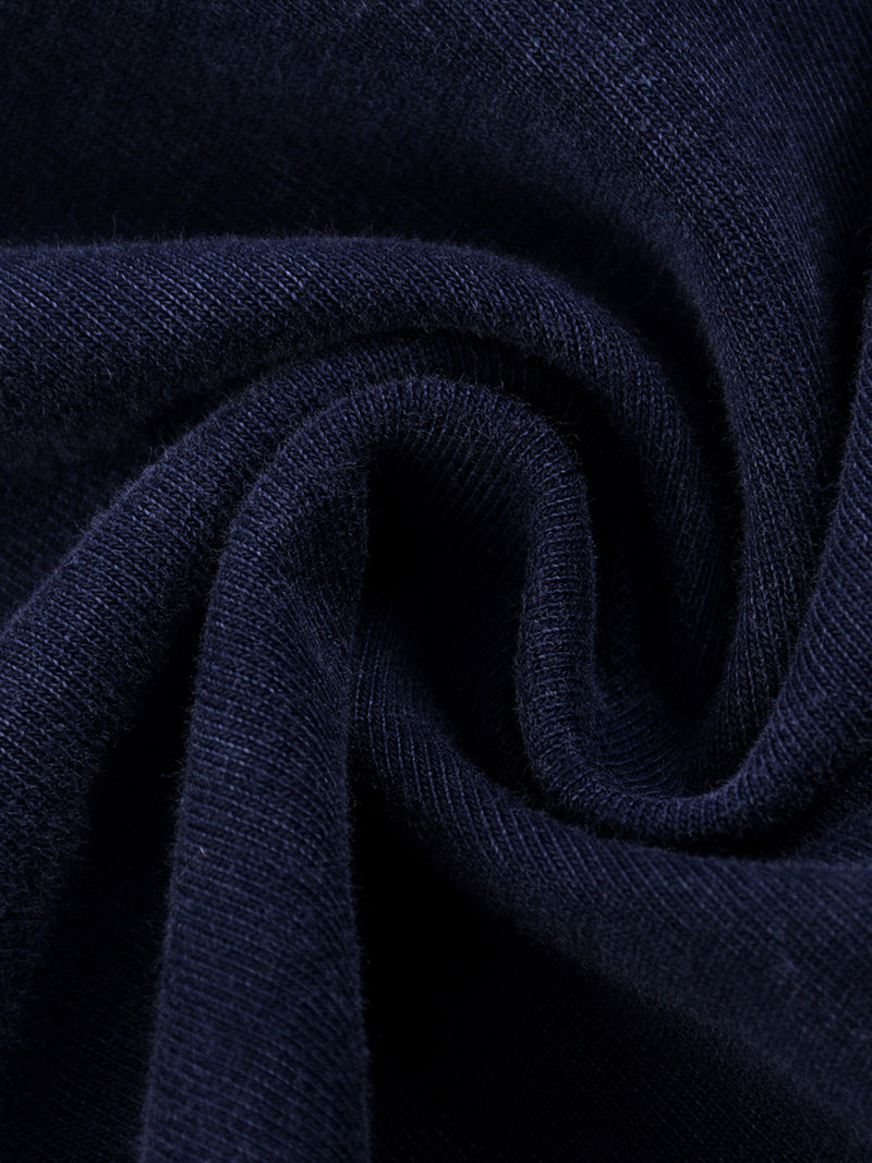 Snow Washed V-Neck Cotton T-Shirt