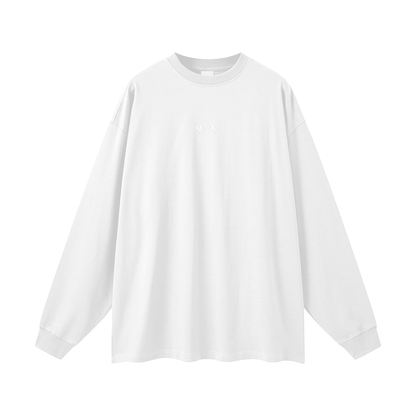 Streetwear Unisex Cotton Long Sleeve Tee