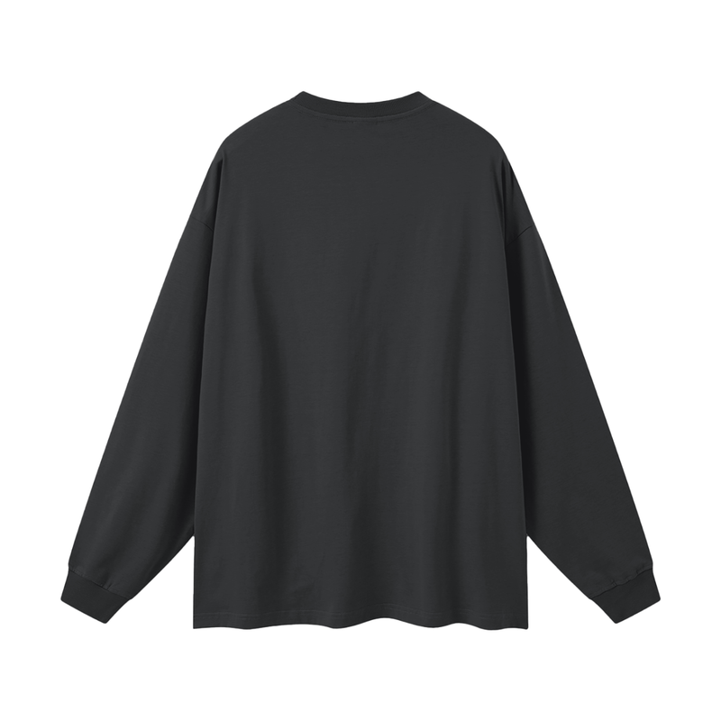 Streetwear Unisex Cotton Long Sleeve Tee
