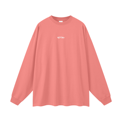 Streetwear Unisex Cotton Long Sleeve Tee