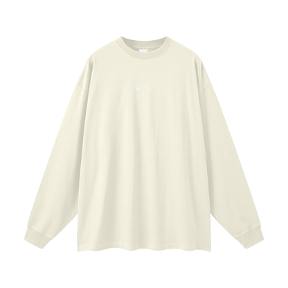 Streetwear Unisex Cotton Long Sleeve Tee