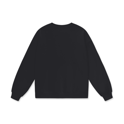 Unisex Drop Shoulder Oversized Fleece Sweatshirt