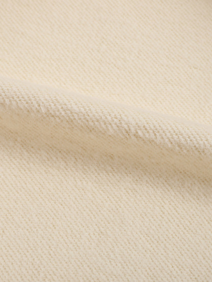 Unisex Drop Shoulder Oversized Fleece Sweatshirt