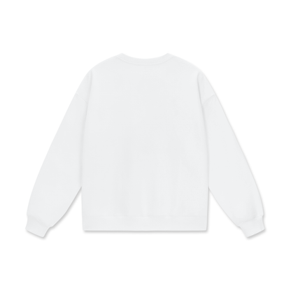 Unisex Drop Shoulder Oversized Fleece Sweatshirt