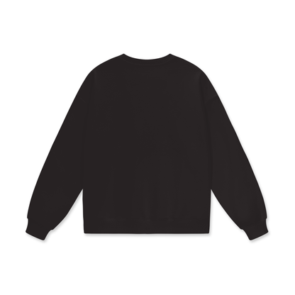 Unisex Drop Shoulder Oversized Fleece Sweatshirt