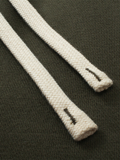 Streetwear Unisex Solid Color Fleece Straight Leg Pants