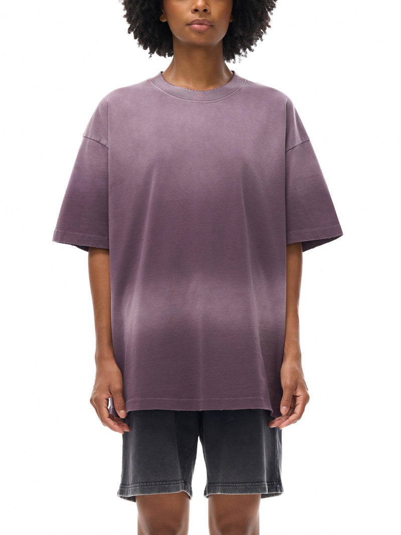 Sun Fade Hand-Frayed Cotton T-Shirt