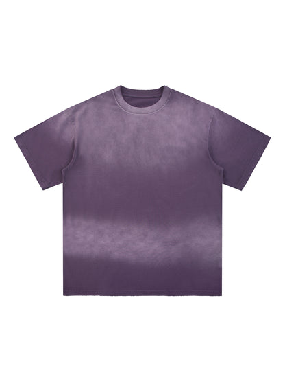 Sun Fade Hand-Frayed Cotton T-Shirt