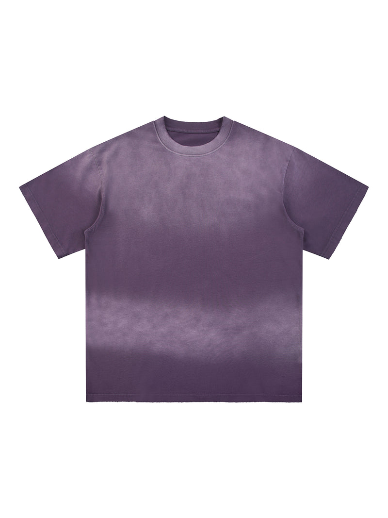 Sun Fade Hand-Frayed Cotton T-Shirt