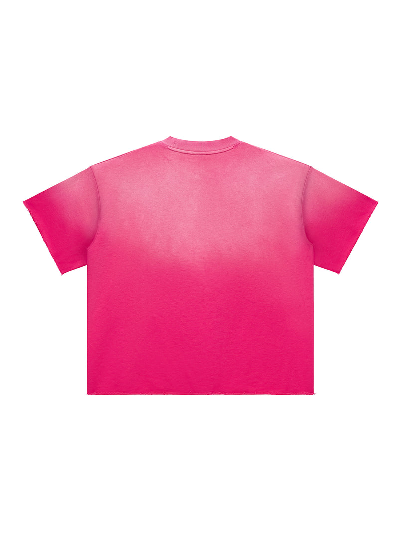 Sun Fade Raw Edge T-Shirt