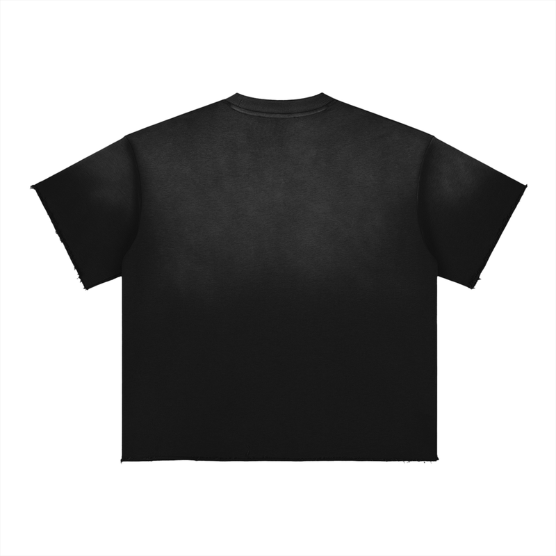 Sun Fade Raw Edge T-Shirt