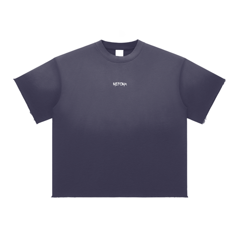 Sun Fade Raw Edge T-Shirt