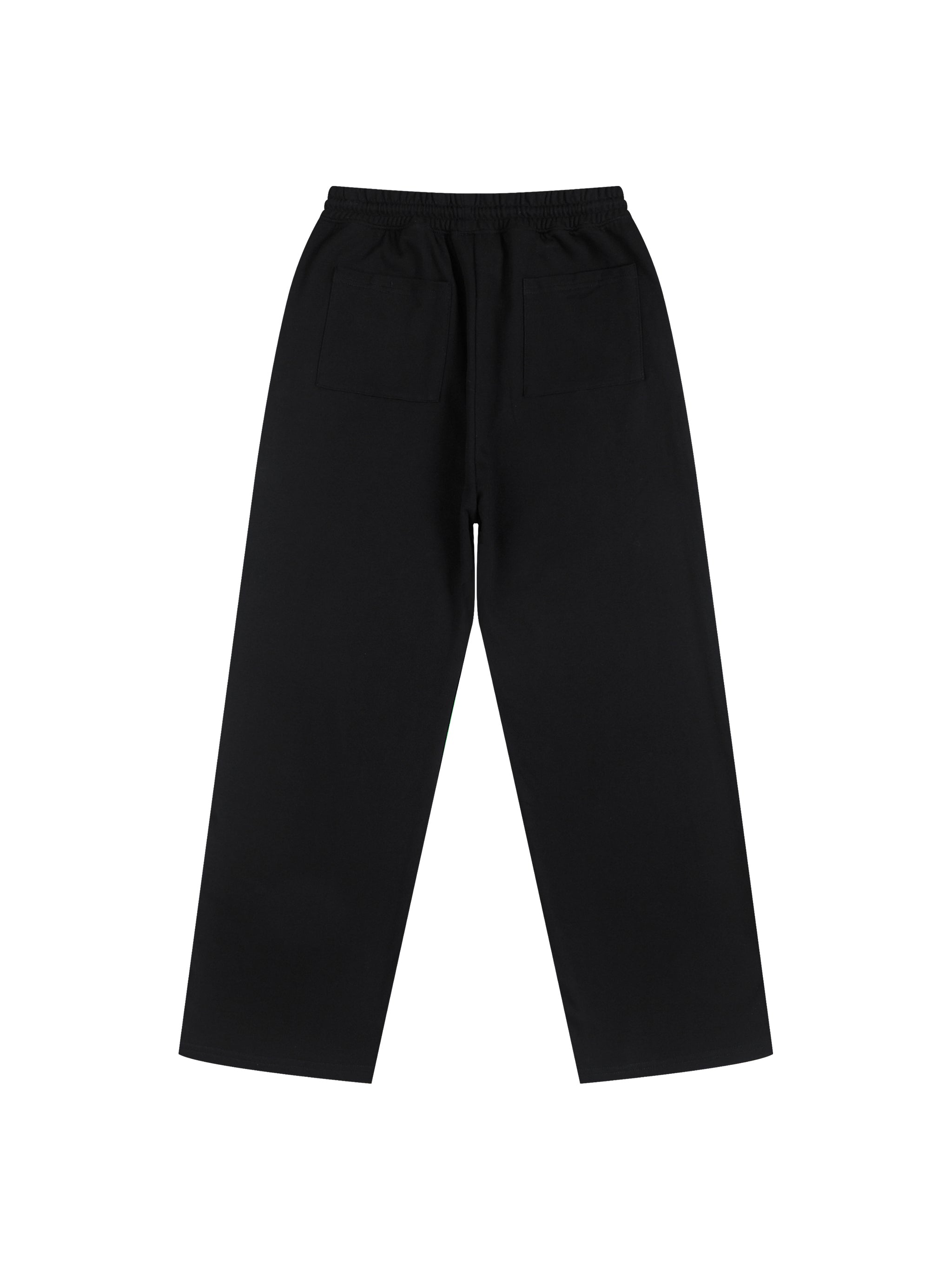 Unisex 100% Cotton Fleece Straight Wide Leg Jogger