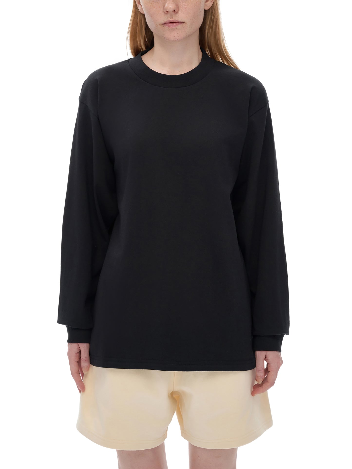 Heavyweight 100% Cotton Drop Shoulder Long Sleeve Shirt - 270gsm