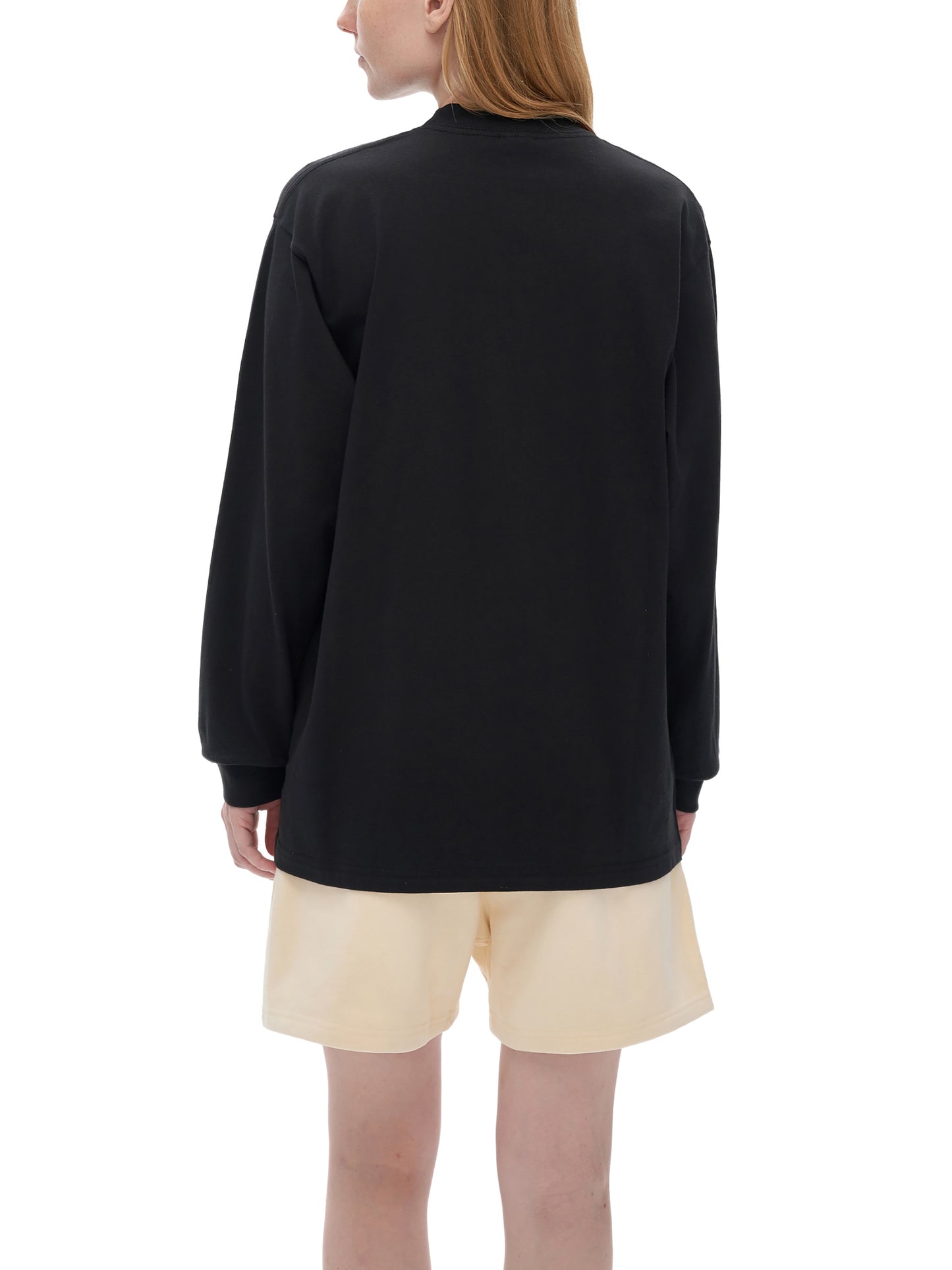 Heavyweight 100% Cotton Drop Shoulder Long Sleeve Shirt - 270gsm