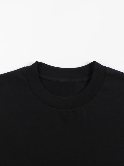 Heavyweight 100% Cotton Drop Shoulder Long Sleeve Shirt - 270gsm