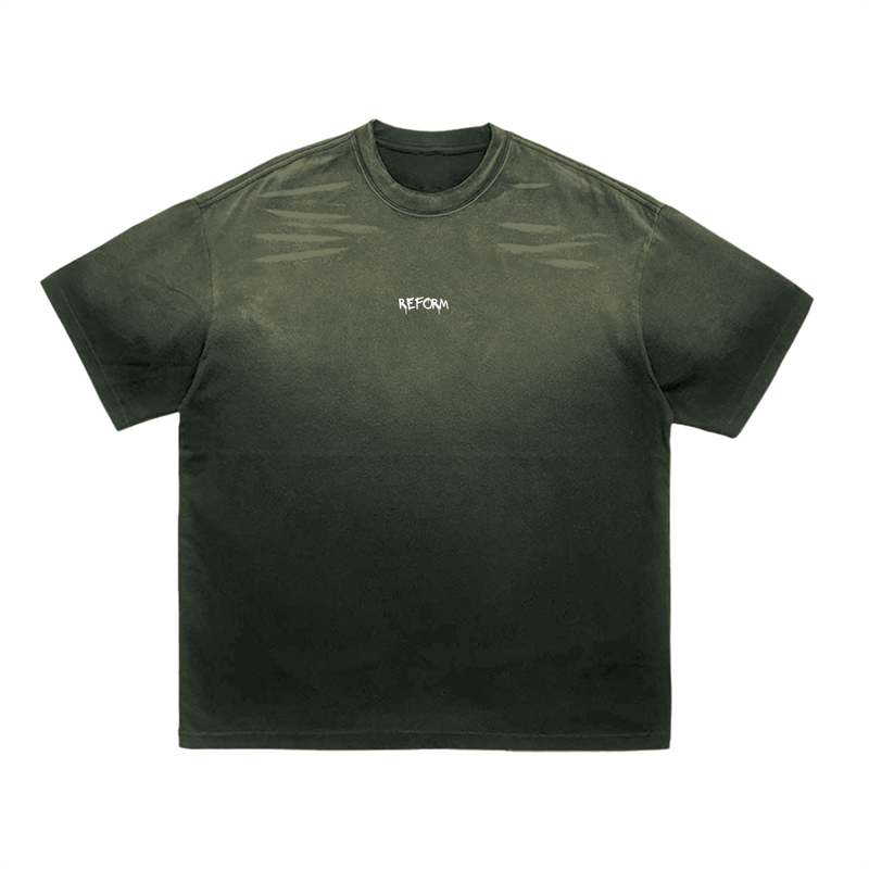 Vintage Washed Gradient T-Shirt - 250 GSM