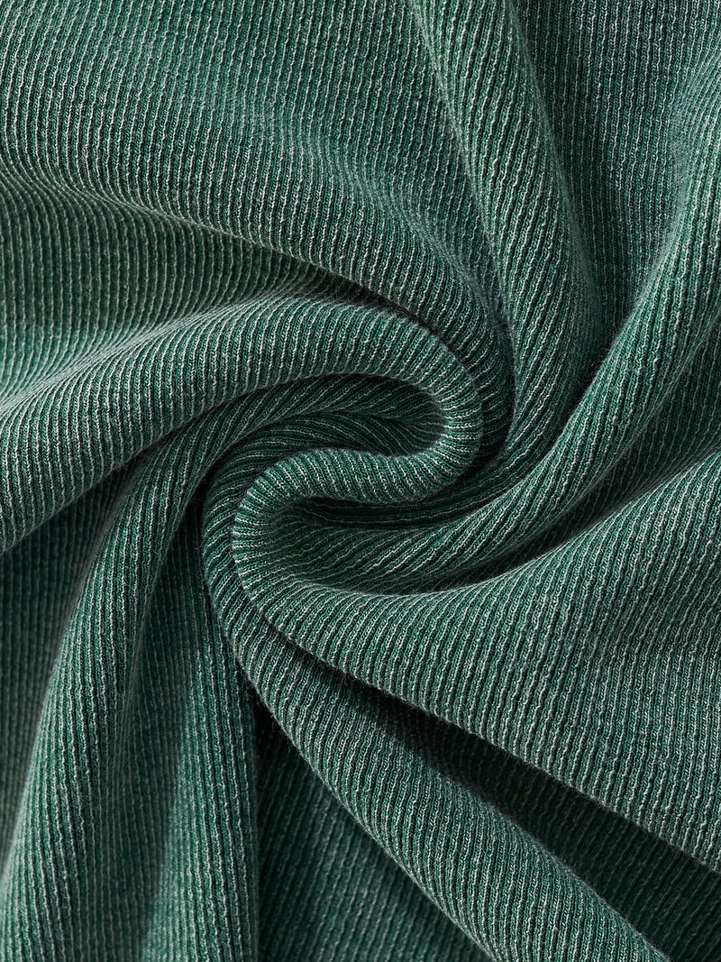 Vintaged-Wash Bodycon Cotton T-Shirt