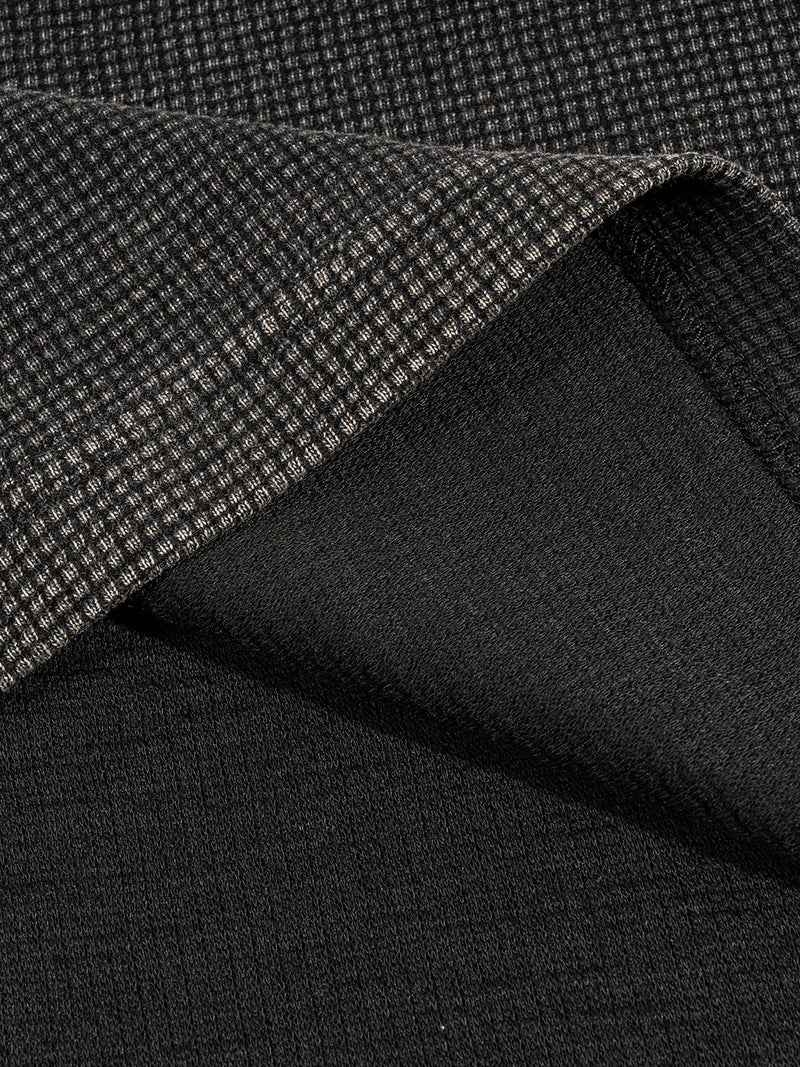 Waffle-Texture Washed Boxy T-Shirt