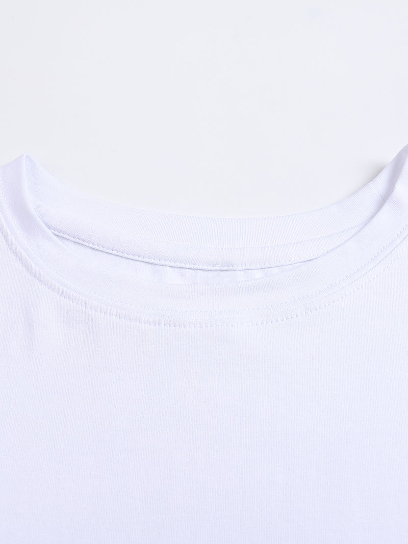 Women's Fitted Crop Tee | Bodycon T-Shirt