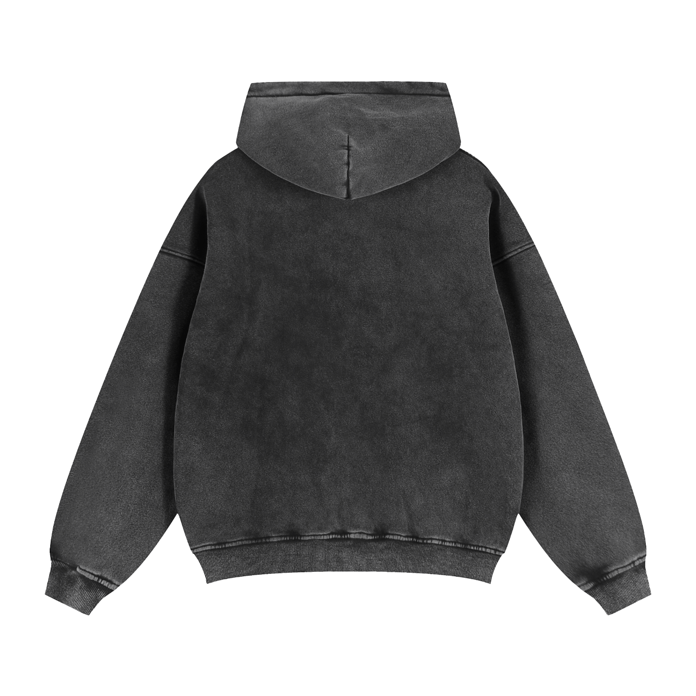 Zip-Through Boxy Fleece Hoodie