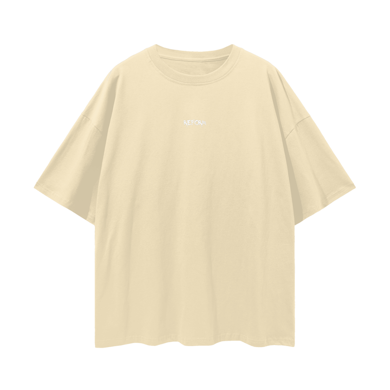Oversize Deep Drop Shoulder Tee - 190 GSM